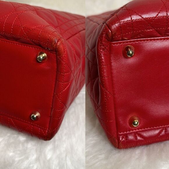 💯Authentic CHRISTIAN DIOR
Lambskin Cannage Large Lady Dior🍀 - Picture 17 of 17